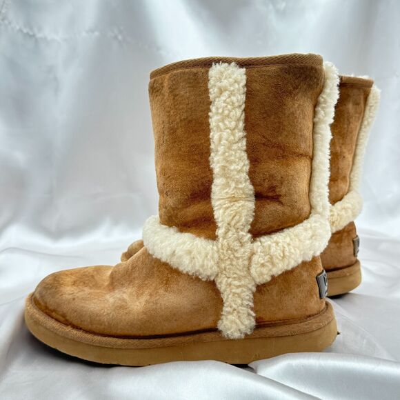 Ugg Australia Carter Women's Size 7 Chestnut Lined Boots 1005803 - Picture 1 of 16